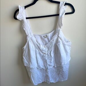 White Sleeveless Women's Top